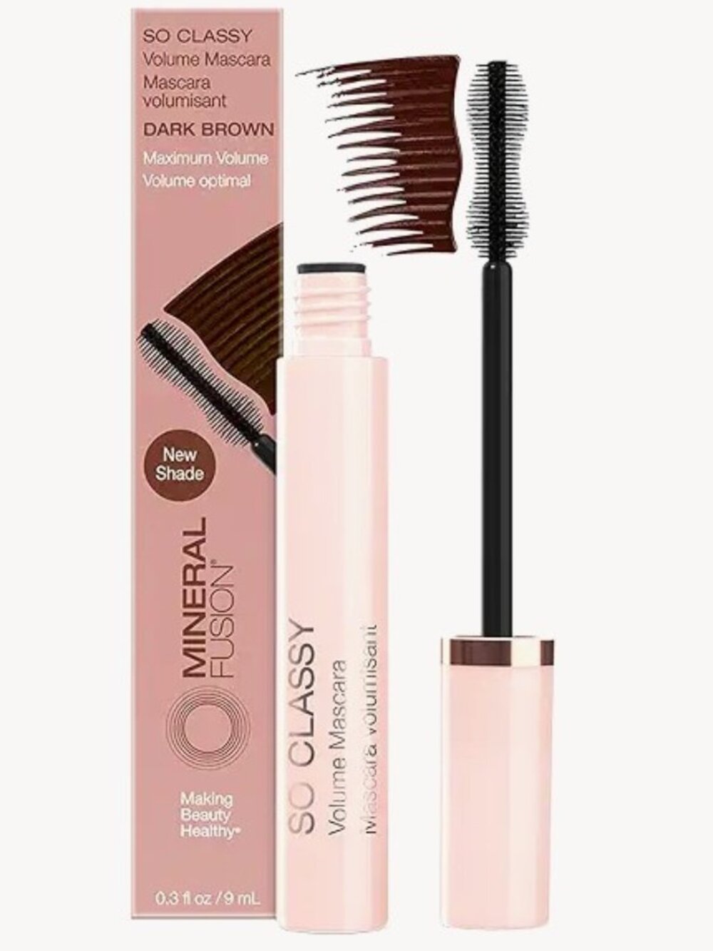 Mineral Fusion So Classy Volume Mascara - Dark Brown